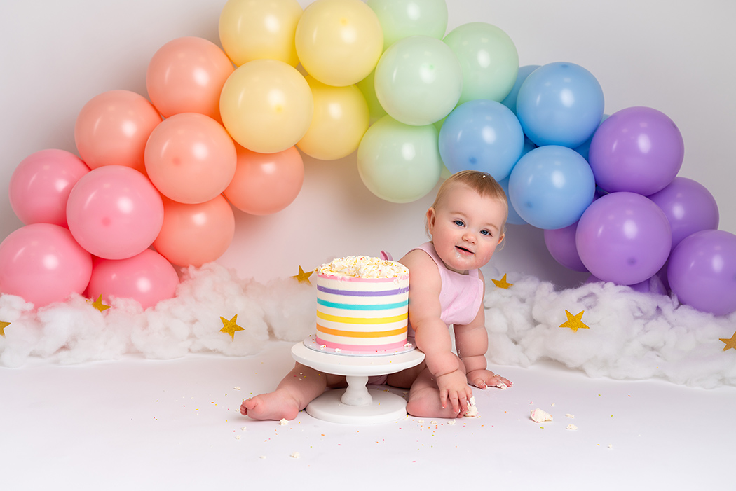 rainbow cake smash Leeds