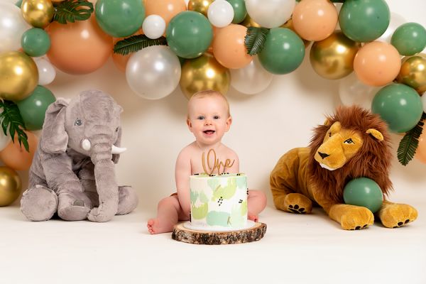 safari jungle cake smash leeds